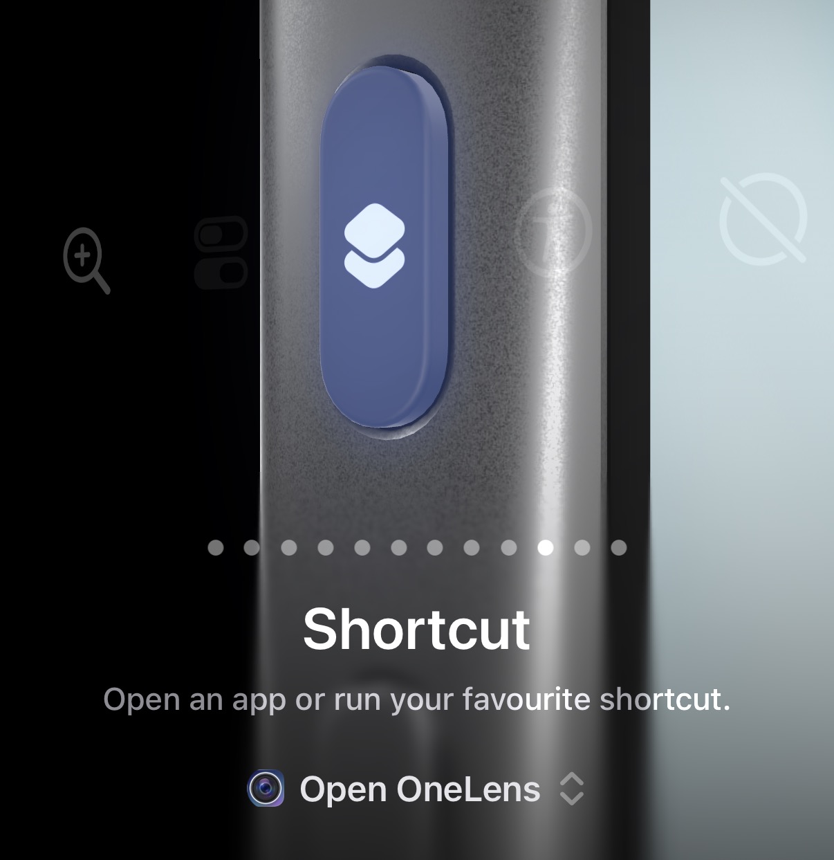 Configuring Action Button to launch OneLens